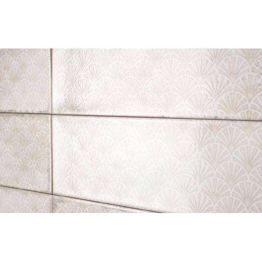 art deco gatsby vzor dlazdice biela dekor vzor vintage starozitny vejar vzor osuchany mediteransky kuchyna dlazdice obklad kupelna.jpg